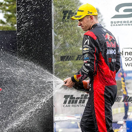 2023 Broc Feeney on the podium for Saturday's race