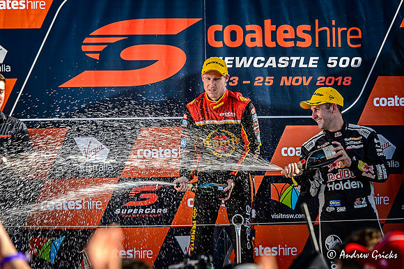 2018 Champagne. David Reynolds & Jamie Whincup