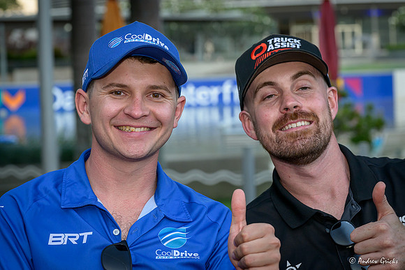 2023. Todd Hazelwood and Jack Le Brocq. Jack had his first pole and went on to win the second race on Sunday.