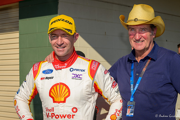 2023. Will Davison and his father Richard