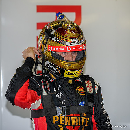 2023. David Reynolds preparing fto qualify for race 14
