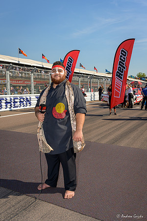 2023. Indigenous round. National Anthem