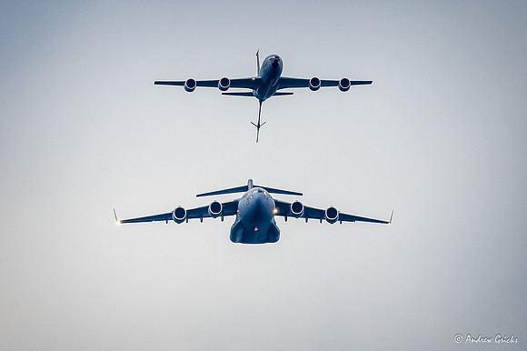 USAF C-17 Globemaster & KC-135 Stratotanker