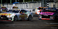 2025 Lap 3 of Sunday race. Matt Payne leads from pole-sitter David Reynolds