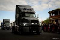 2024. Paul Eddy drives the BJR truck in the Bathurst street parade