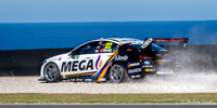 2019 James Courtney in the gravel.