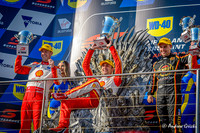 2019 Sunday podium. Fabian Coulthard (first), Scott McLaughlin (second) & Anton De Pasquale (third).