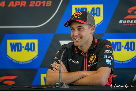 2019 Anton De Pasquale, first time on the podium in Supercars