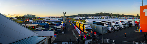2024. Early morning at Mount Panorama on race day