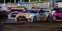 2025 Lap 1 of Saturday race. Matt Payne leads from pole-sitter David Reynolds