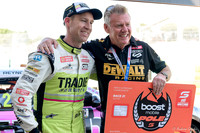 2025 Winner of Saturday top 10 shootout, David Reynolds with team owner Charlie Schwerkolt